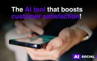 Social AIde: The AI tool that boosts customer satisfaction!